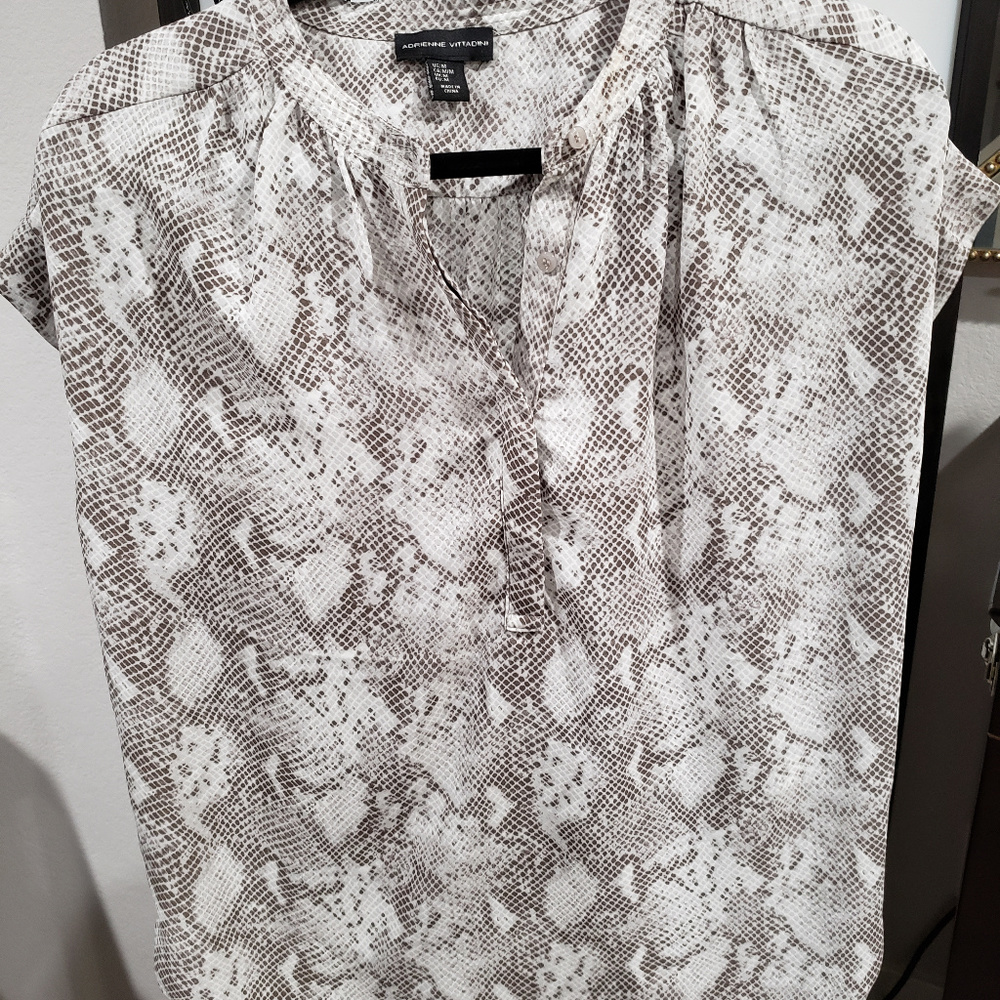 Snake Skin Print Top